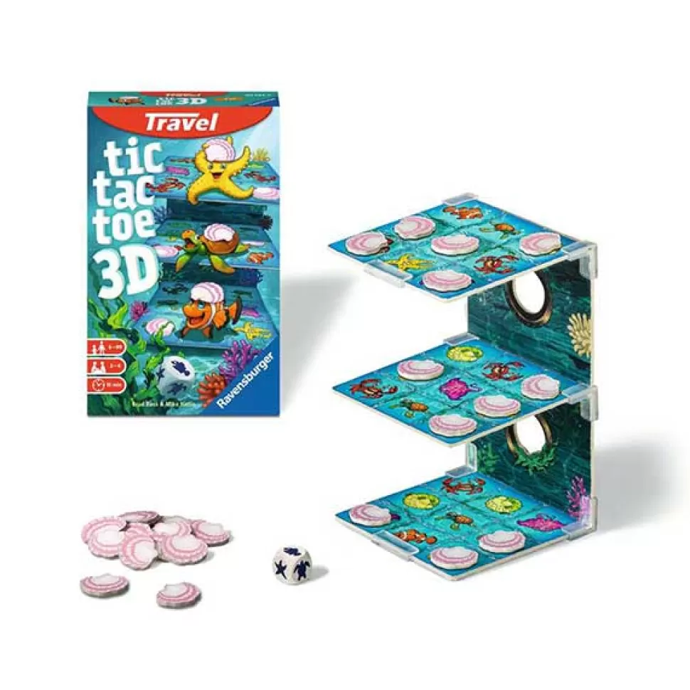 Outlet Brinquedos Ravensburger Jogo Viagem Tic Tac Toe 3D