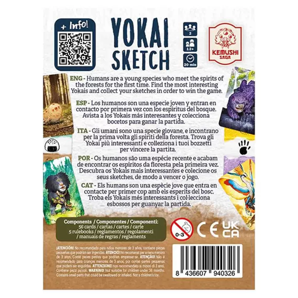 Shop Brinquedos Devir Jogo Yokai Sketch