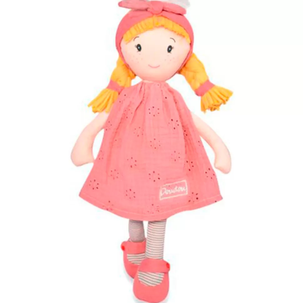 Brinquedos Doudou Et Compagnie Jolijou Suzette Boneca Vestido Rosa 36Cm< Bonecas De Pano