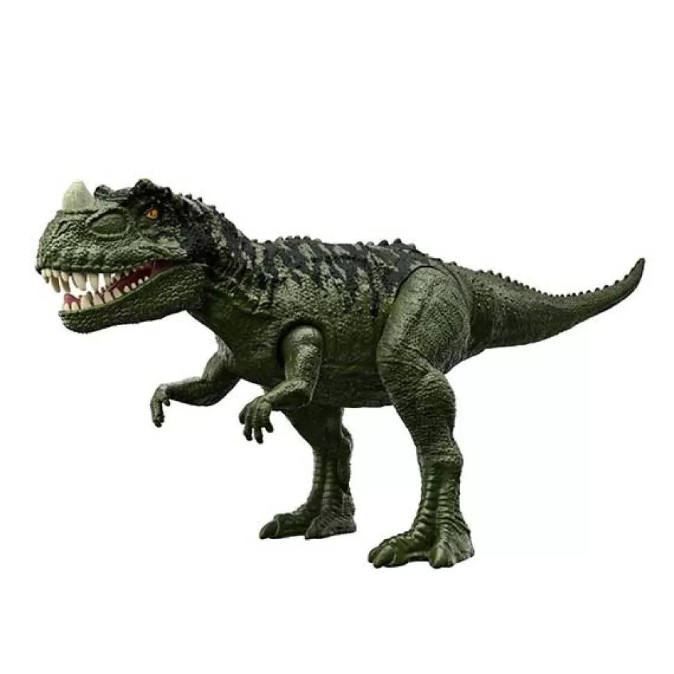 Brinquedos Jurassic World Jurassic World Figura Dinossauro Ceratosaurus Ruge E Ataca< Brinquedos De Dinossauros