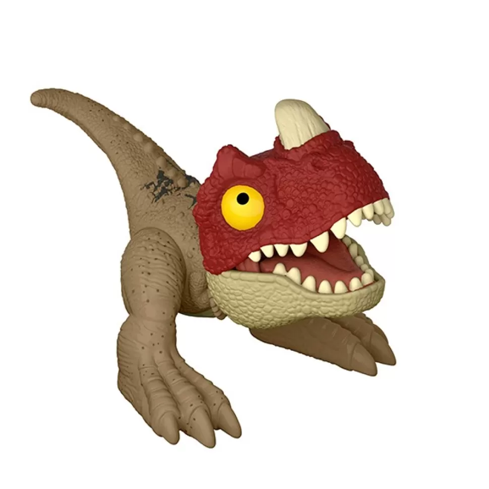 Brinquedos Jurassic World Jurassic World Mini Figura Dinossauro Ceratosaurus Wild Pop< Brinquedos De Dinossauros