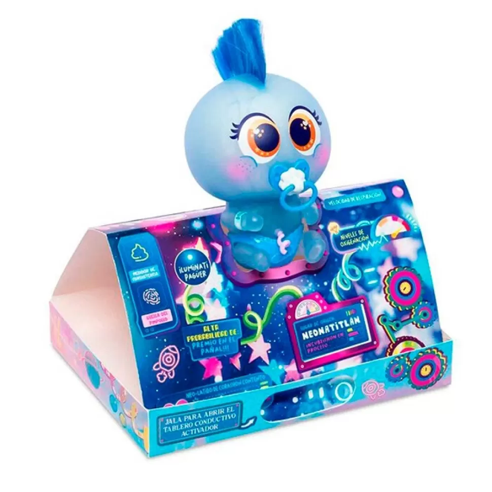 Brinquedos Ksimeritos Ksimerito Ilumerito Boneco Azul< Bonecas Bebé