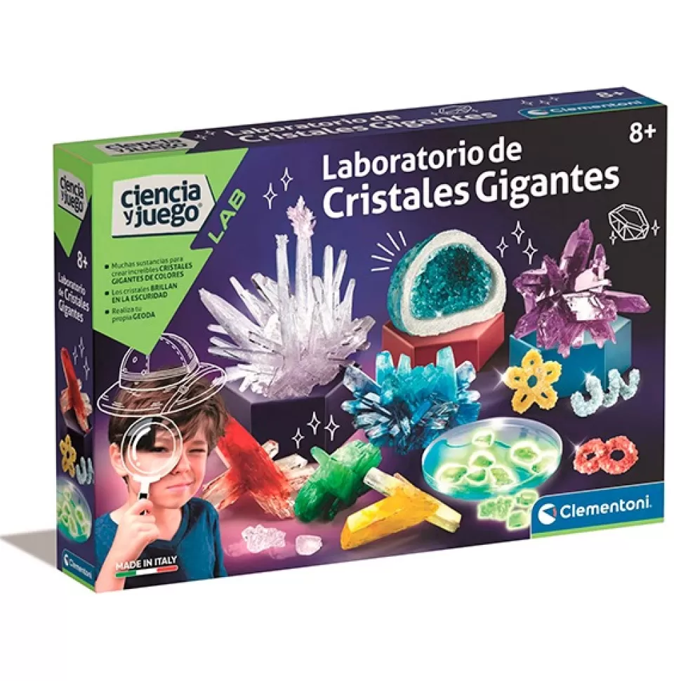 Brinquedos Clementoni Laboratorio De Cristais Gigantes< Brinquedos Científicos