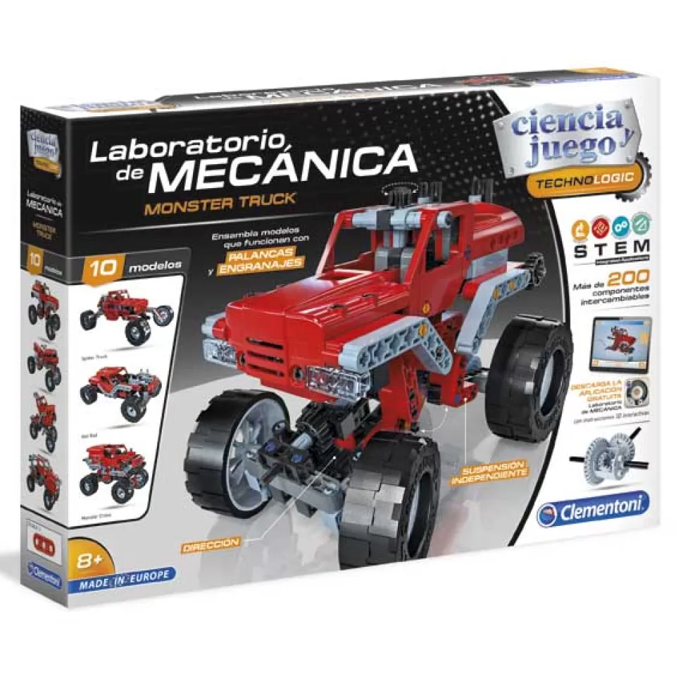 Brinquedos Clementoni Laboratorio De Macanica Monster Truck< Brinquedos Científicos