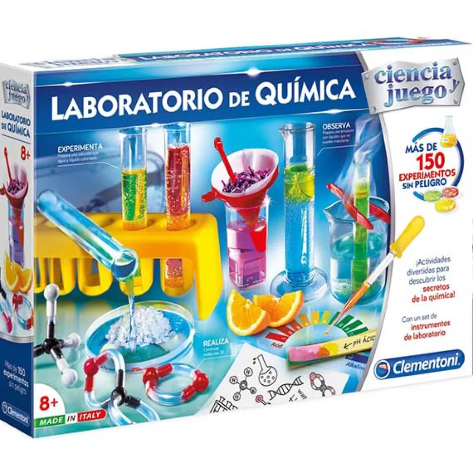 Brinquedos Clementoni Laboratorio De Quimica< Brinquedos Científicos