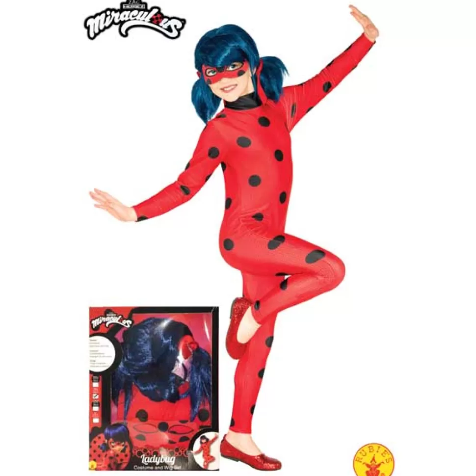 Cheap Brinquedos Ladybug Ladybug Disfarce Infantil Box Set 9-10 Anos