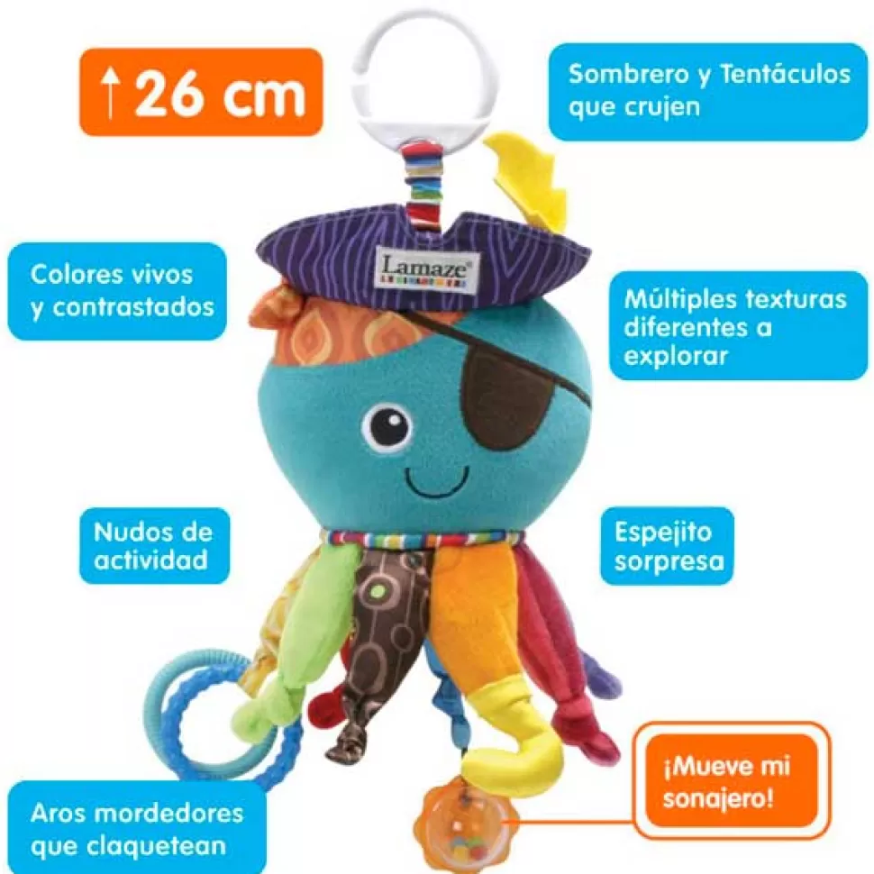 Brinquedos Lamaze Lamaze Pirata Lula Brinca E Cresce< Brinquedos Educativos