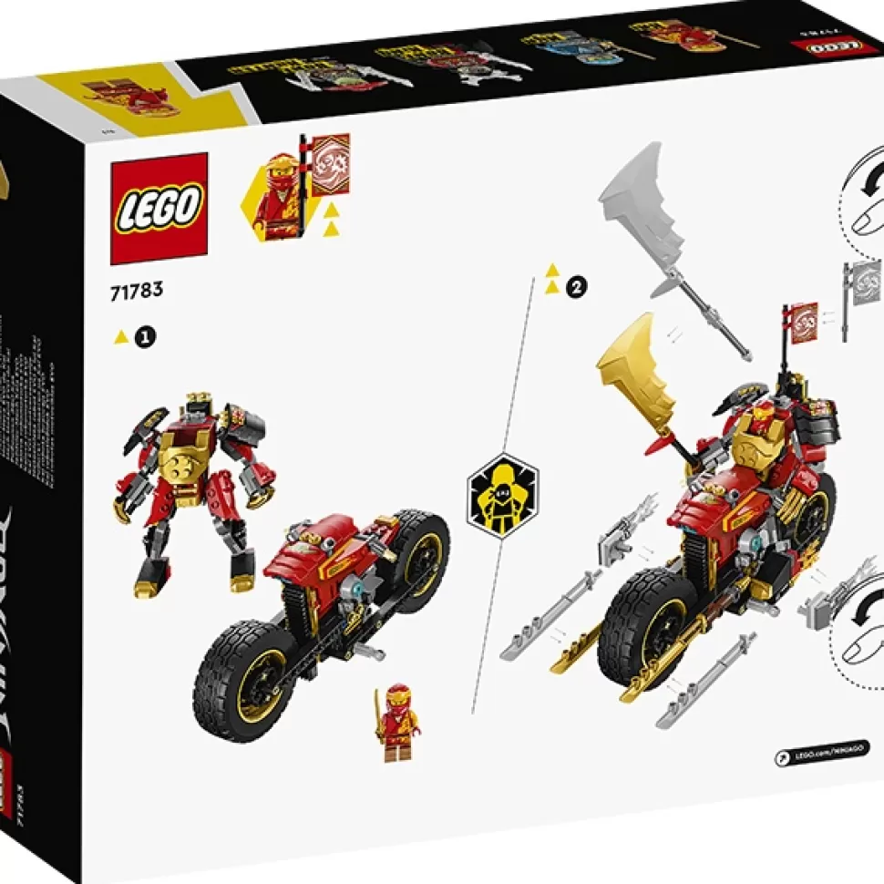 Brinquedos Lego Ninjago Lego 71783 Ninjago Mech Motard Evo Do Kai< Brinquedos De Dragões