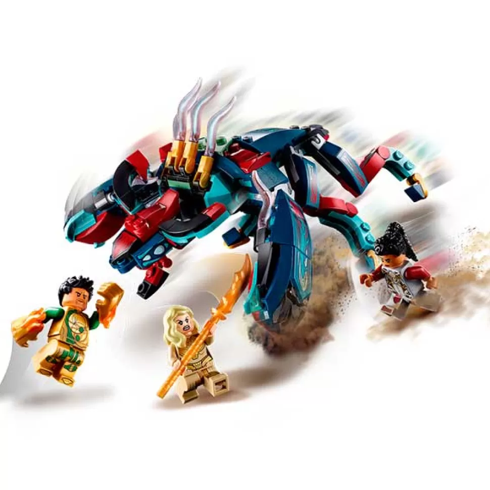 Brinquedos Lego Marvel Super Heroes Lego 76154 Marvel Eternals Devian Ambush< Brinquedos De Dragões