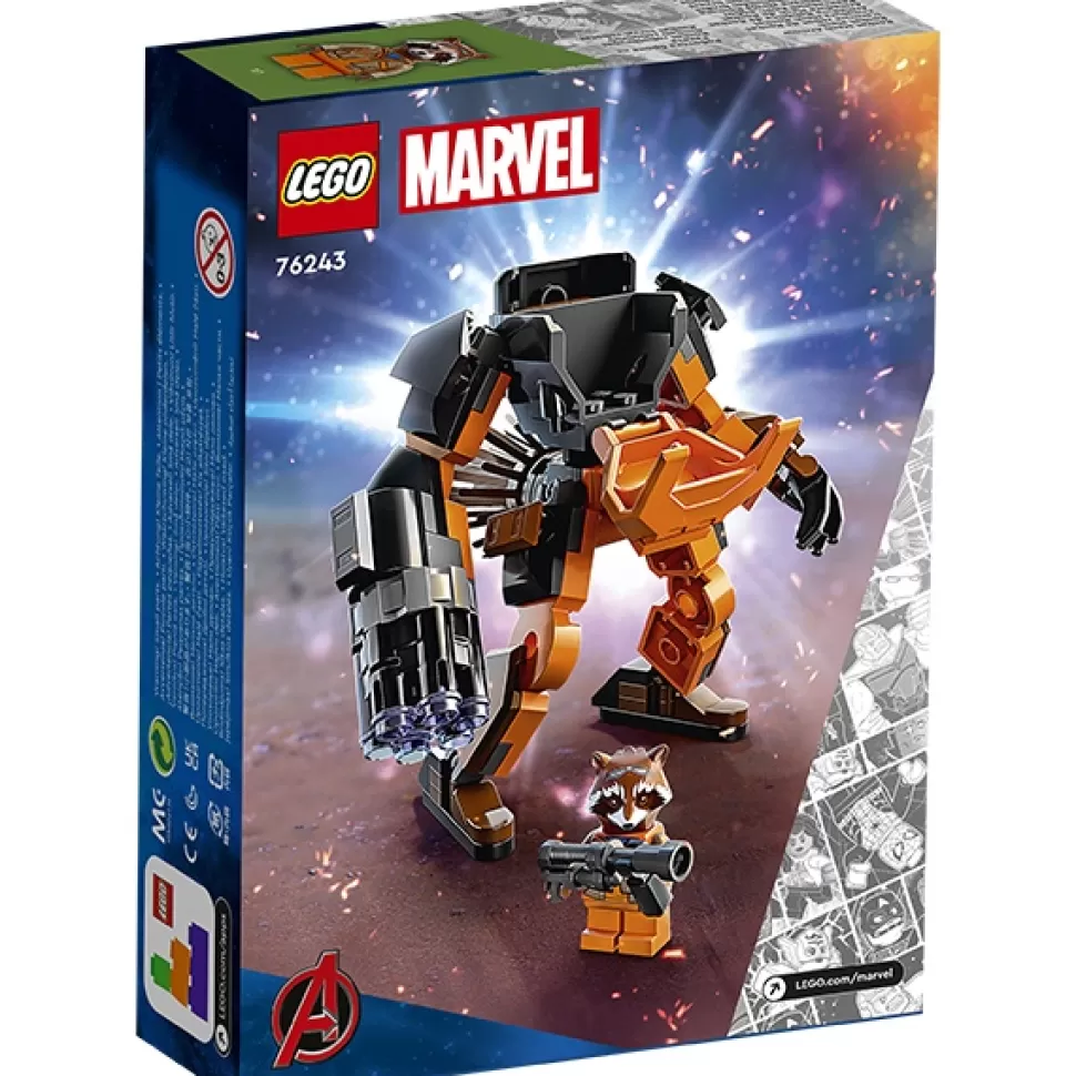 Brinquedos Lego Marvel Super Heroes Lego 76243 Super Heroes Marvel Armadura Mech Do Rocket< Brinquedos De Dragões