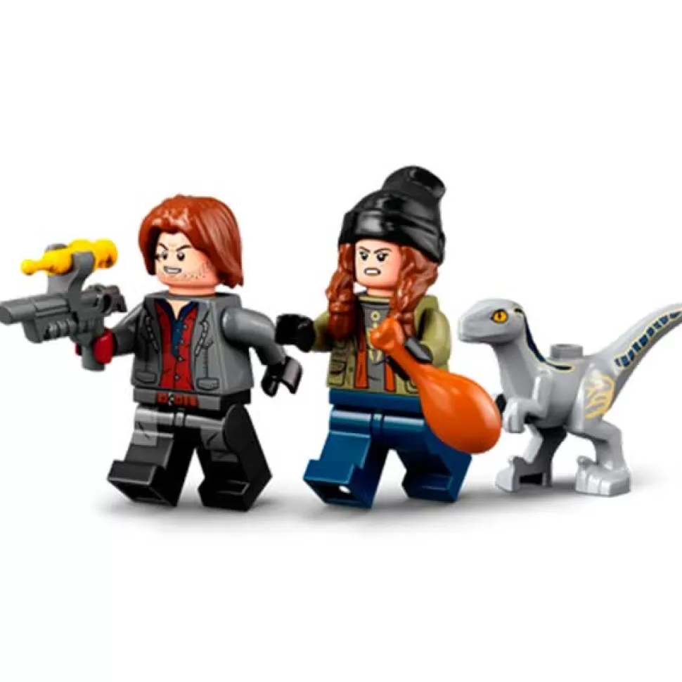 Brinquedos Lego Jurassic World Lego 76946 Jurassic World Captura De Velociraptores Azuis E Beta< Brinquedos De Dinossauros