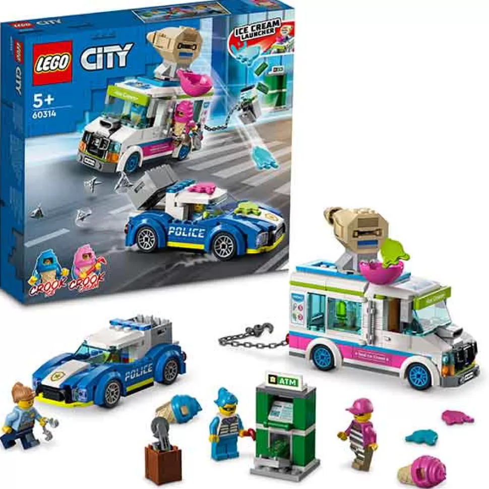 Brinquedos Lego City Lego City 60314: Perseguicao Policial De Carro Dos Gelados< Brinquedos De Camiões