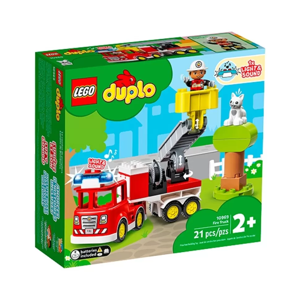 Brinquedos Lego Duplo Lego Duplo 10969: Camiao Dos Bombeiros< Brinquedos De Camiões