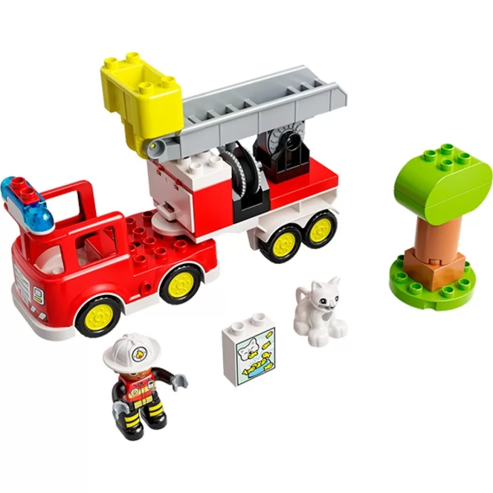 Brinquedos Lego Duplo Lego Duplo 10969: Camiao Dos Bombeiros< Brinquedos De Camiões
