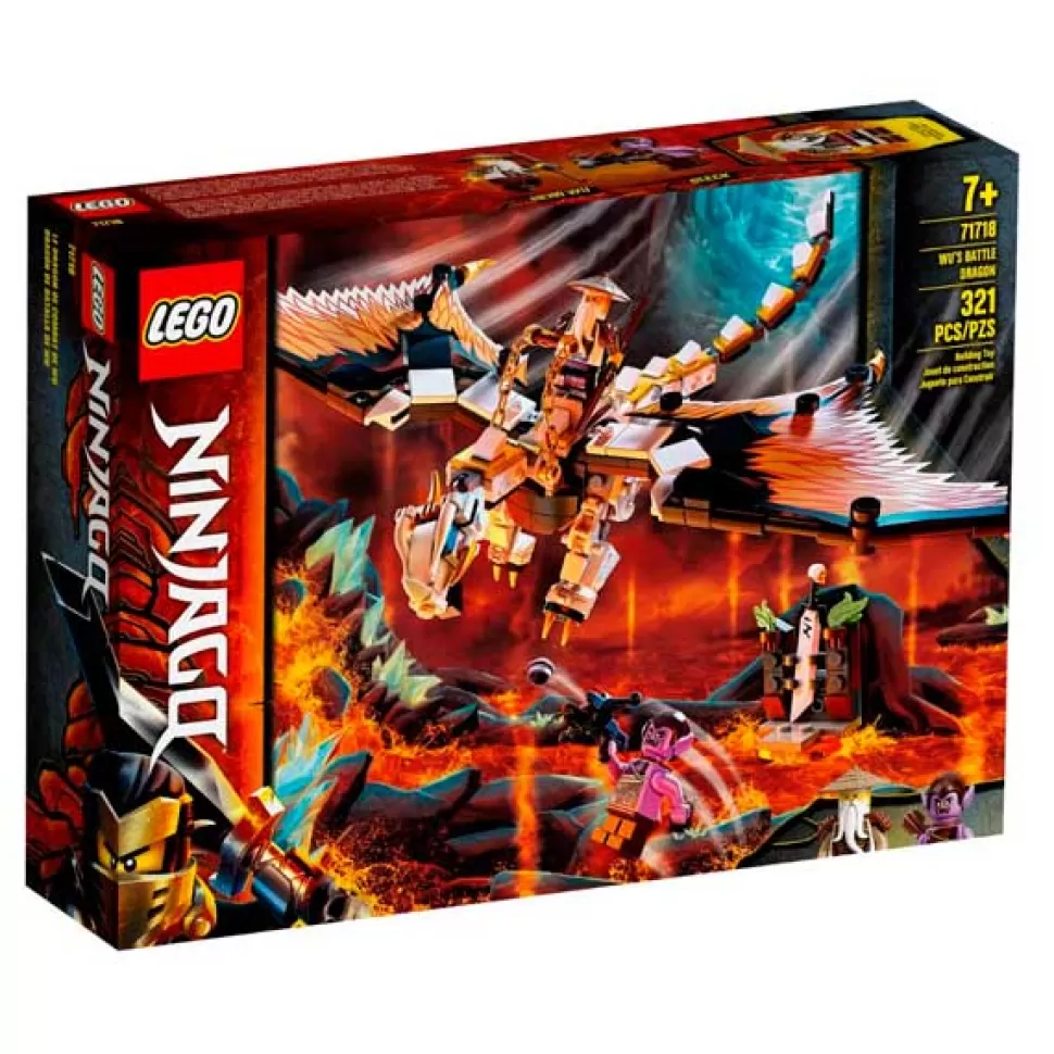 Brinquedos Lego Ninjago Lego Ninjago 71718 O Dragao De Combate De Wu< Brinquedos De Dragões