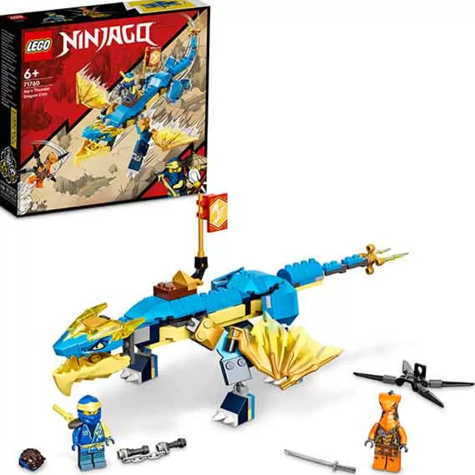 Brinquedos Lego Ninjago Lego Ninjago 71760: Dragao Trovao Evo Do Jay< Brinquedos De Dragões