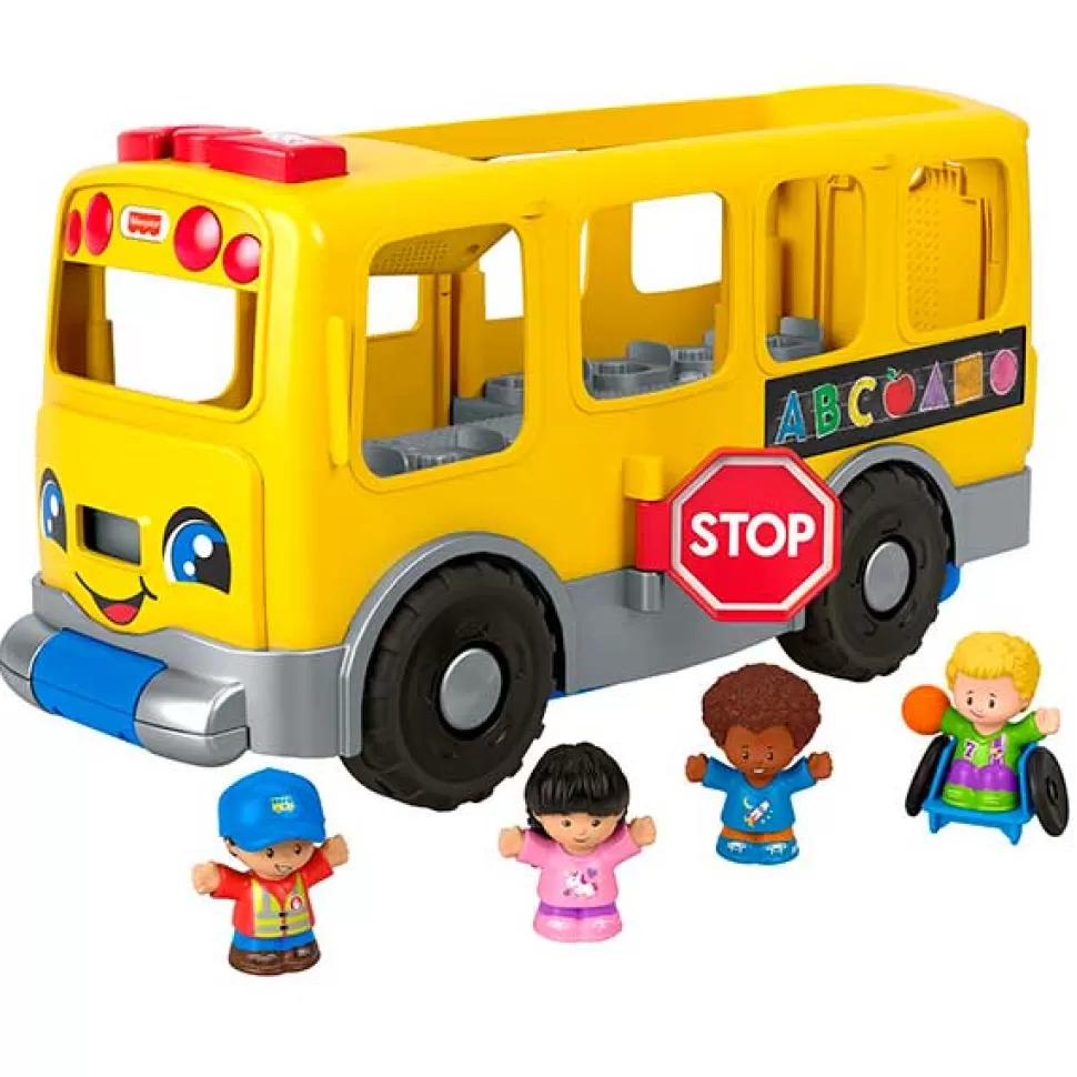 Brinquedos Little People Little People Bus Grande Escola< Brinquedos De Camiões