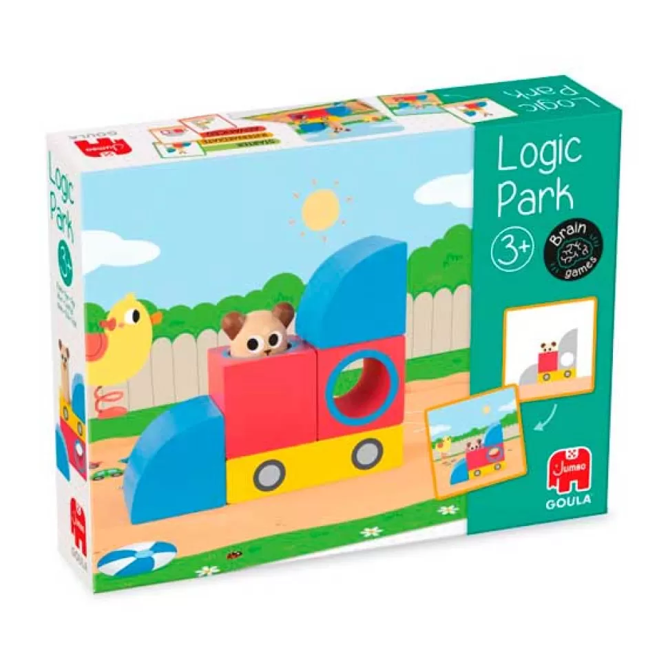 Store Brinquedos Goula Logic Park Jogo Educacional Da Madeira