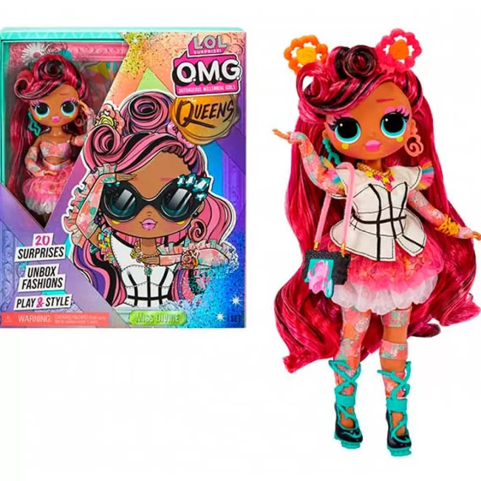 Brinquedos LOL OMG Lol Surprise Omg Queens Miss Divine< Bonecas Surpresa