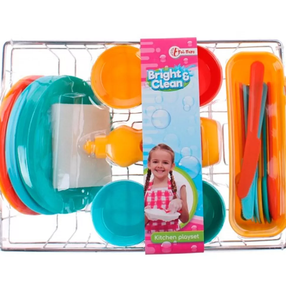 * Louca Com Escorredor 23 Pecas< Brinquedos De Cozinha