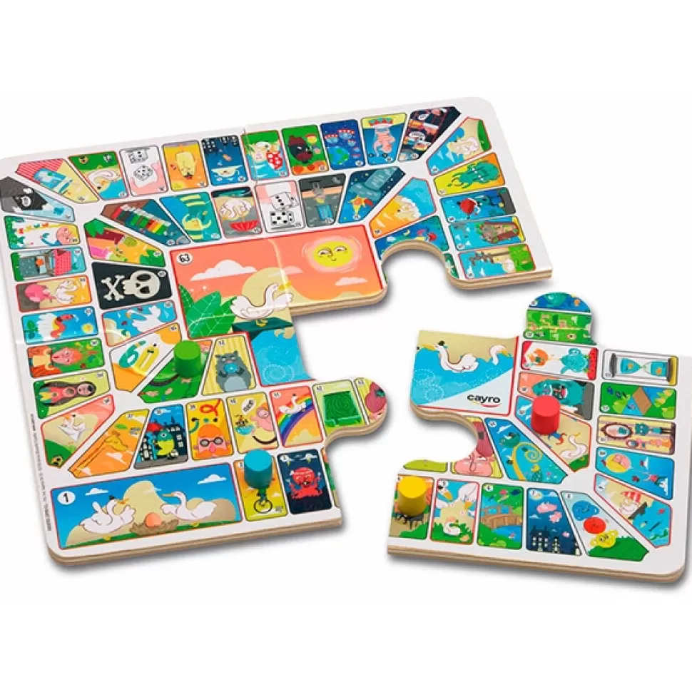 Store Brinquedos Cayro Ludo-Ganso Metal Box Travel