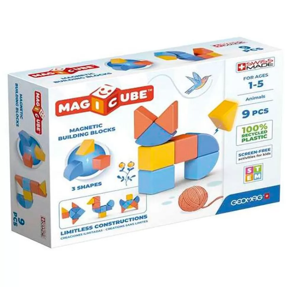 Sale Brinquedos Geomag Magicube Green Animais 9P