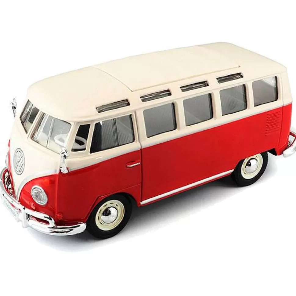 Brinquedos Maisto Maisto Carro Em Escala Volkswagen Bus Samba 1:24< Brinquedos De Carros