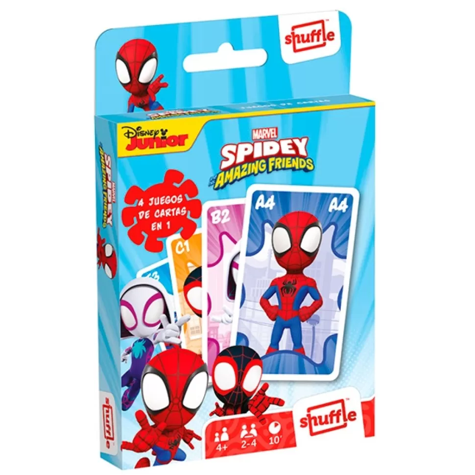 Online Brinquedos Homem Aranha Marvel Card Game Shuffle Spidey