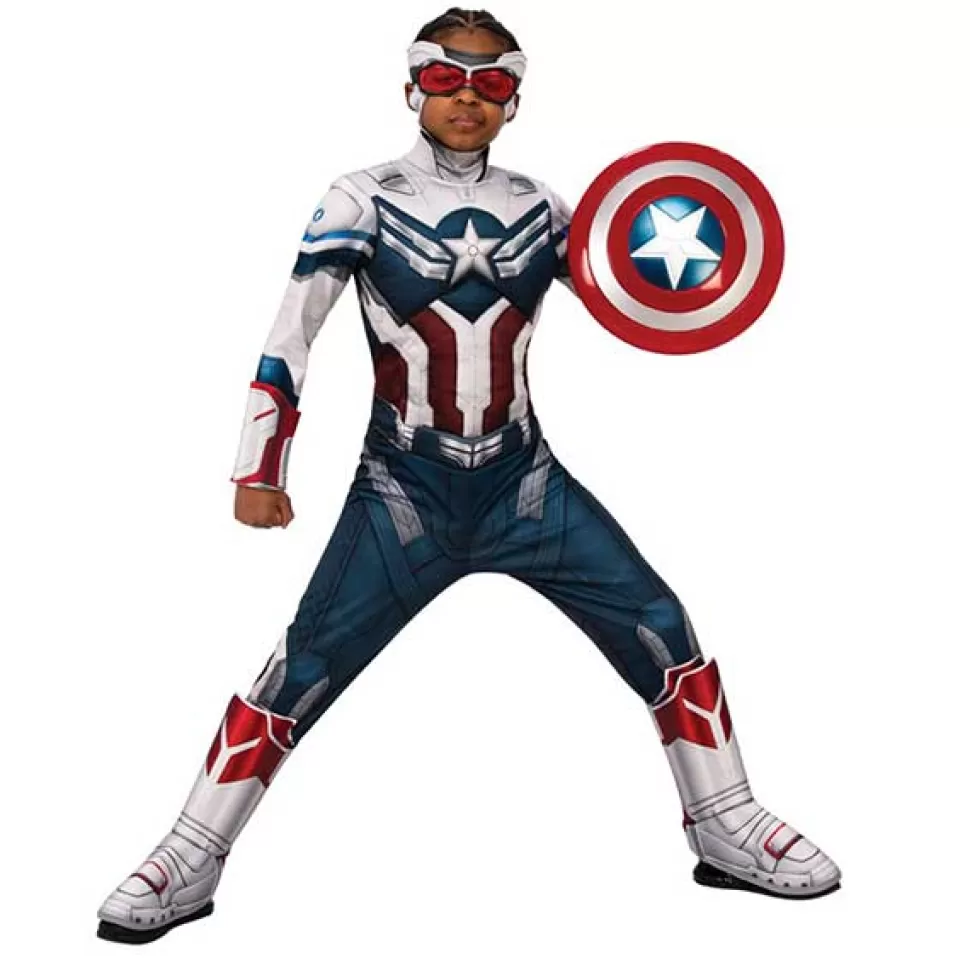 Brinquedos Os Vingadores Marvel Disfraz Capitao America Falcon Deluxe 8-10 Anos< Disfarces Super-Heróis
