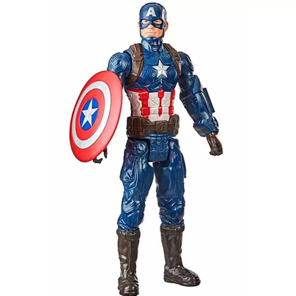 Brinquedos Os Vingadores Marvel Figura Capitao America Movie Titan 30Cm< Brinquedos Super-Heróis