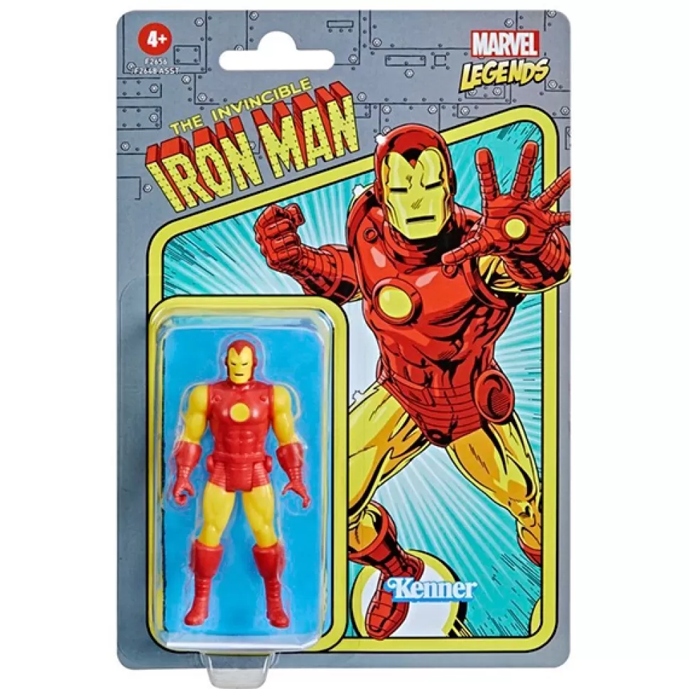 Brinquedos Os Vingadores Marvel Legends Iron Man Retro 375< Brinquedos Super-Heróis