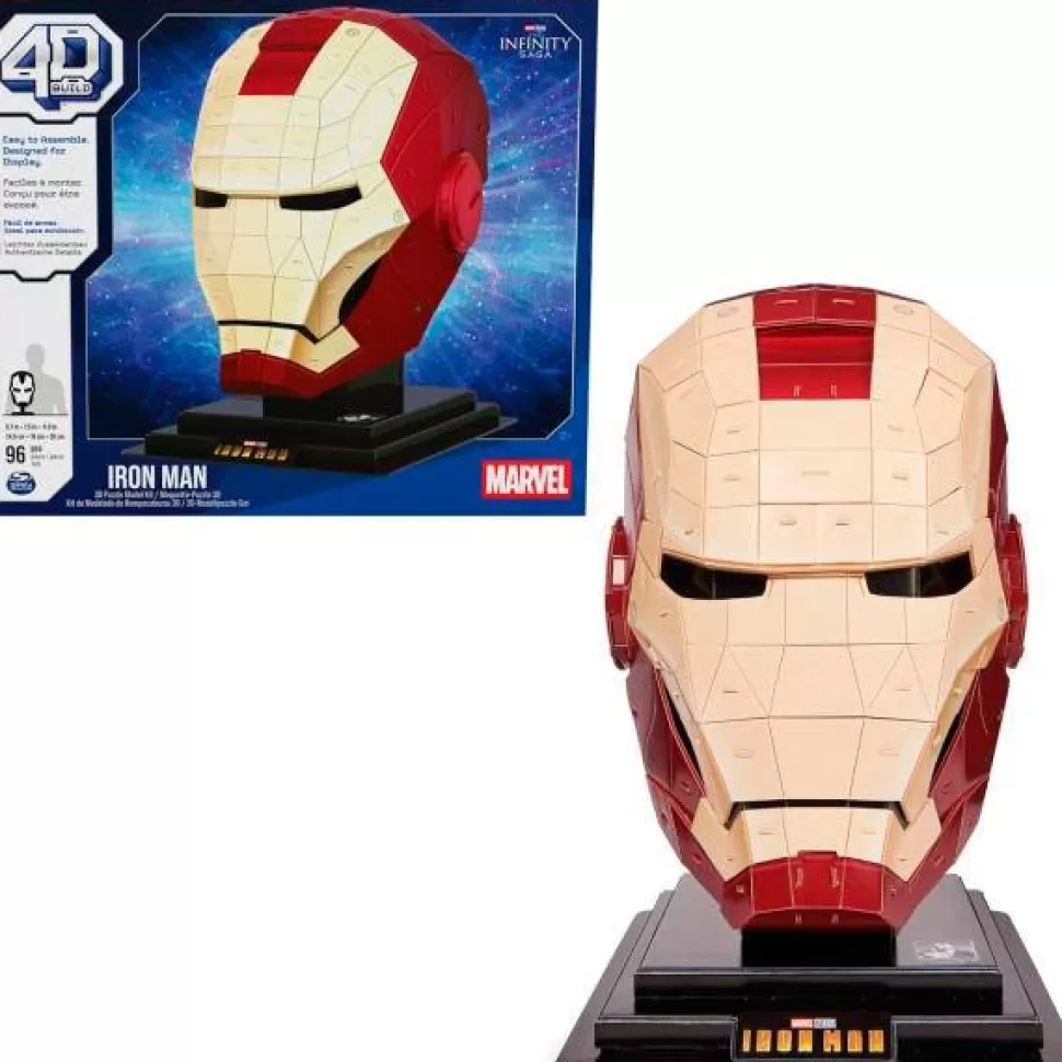 Store Brinquedos Os Vingadores Marvel Quebra-Cabeca 4D Capacete Iron Man