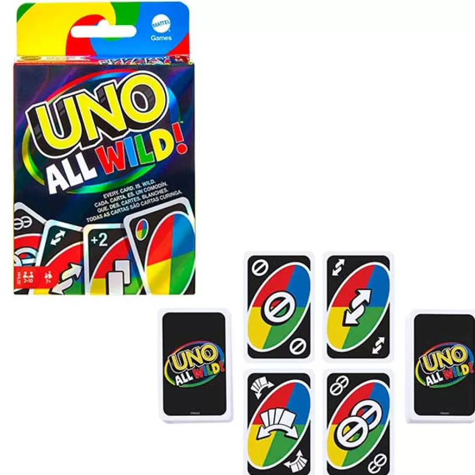 Best Brinquedos UNO Mattel Games Jogo De Cartas Uno All Wild!