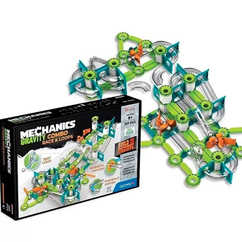 Best Sale Jogos de tabuleiro Geomag Mecanica Gravity Recycled Combo Starter 153P