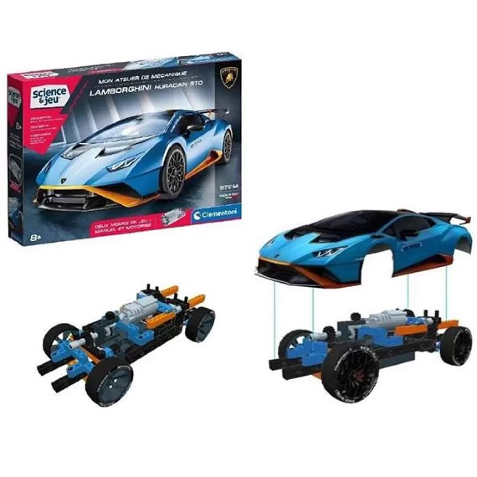 Brinquedos Clementoni Mechanics Lamborghini Huracan Sto< Brinquedos De Carros