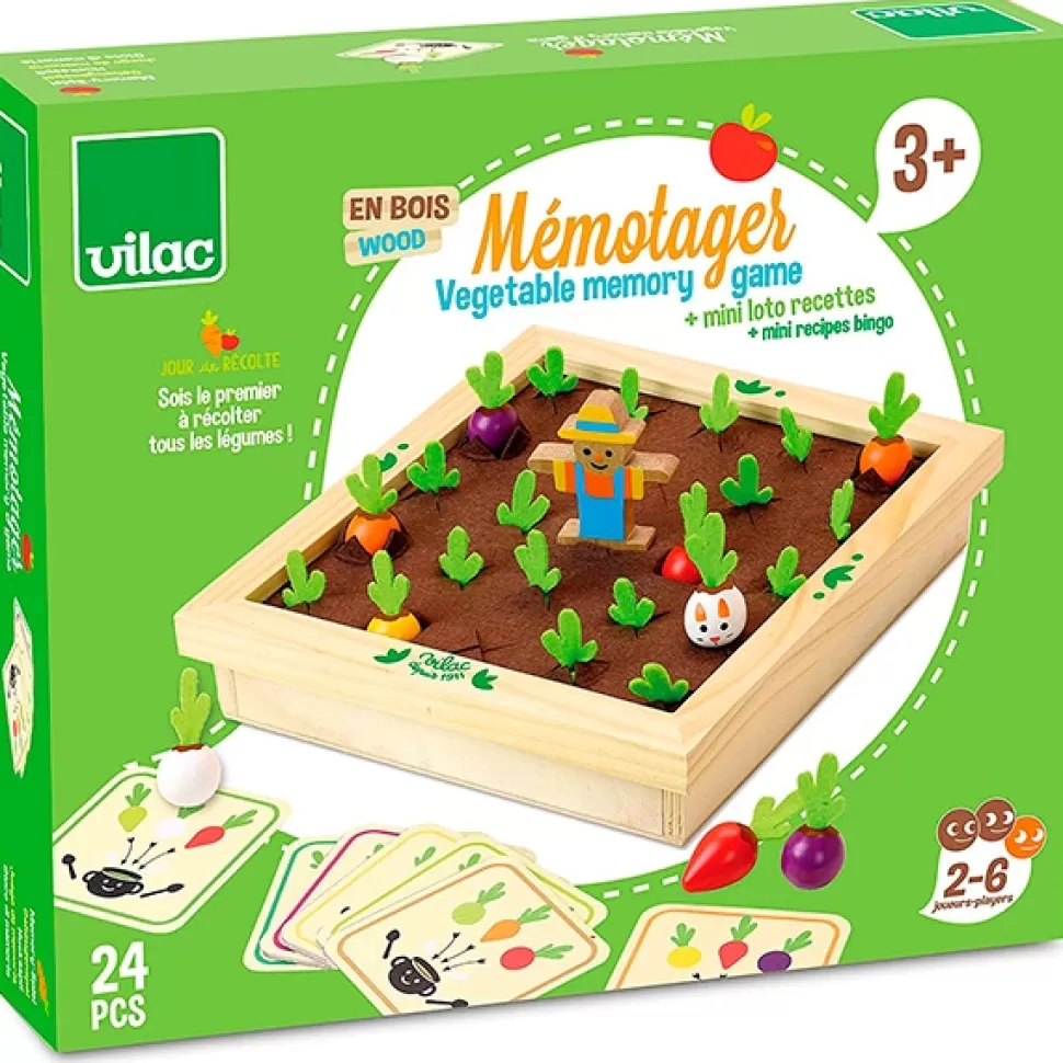 Shop Brinquedos Vilac Memory Legumes Madeira
