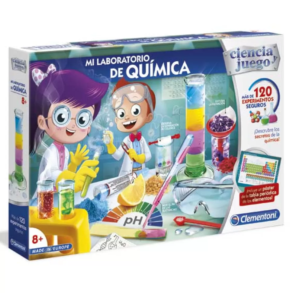 Brinquedos Clementoni Meu Laboratorio De Quimica< Brinquedos Científicos