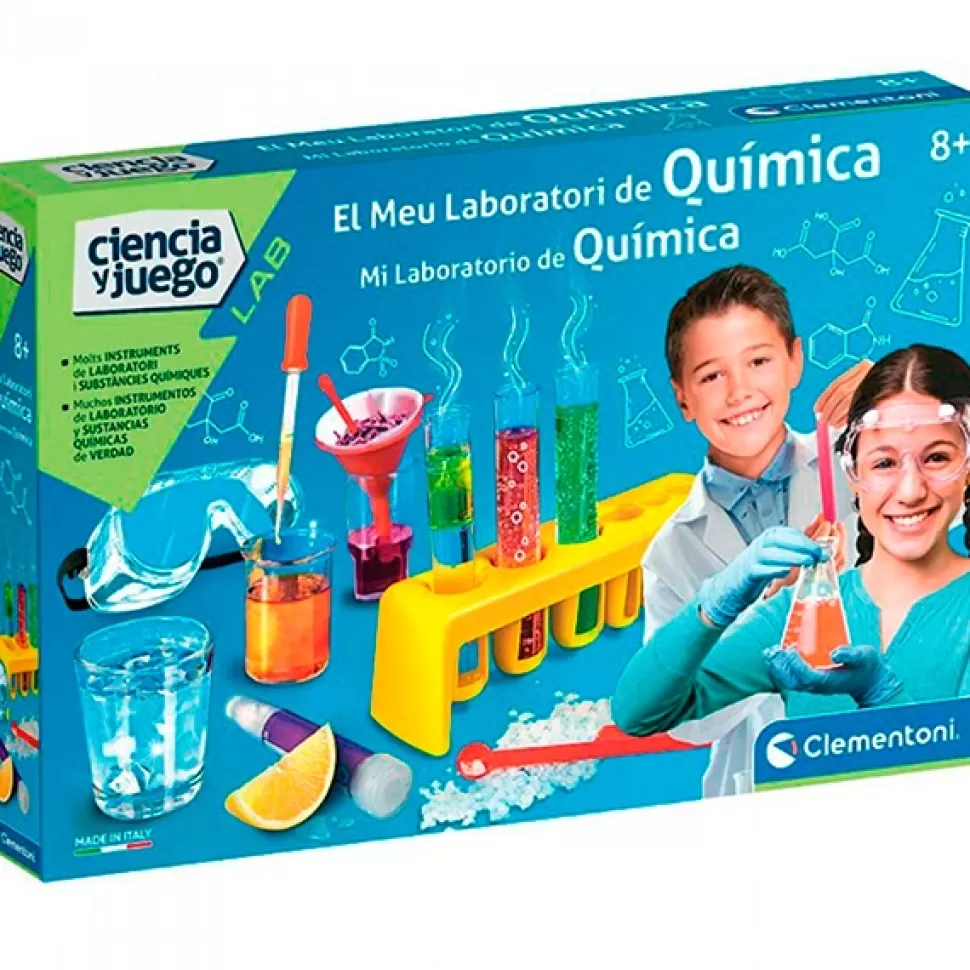 Brinquedos Clementoni Meu Laboratorio De Quimica< Brinquedos Científicos