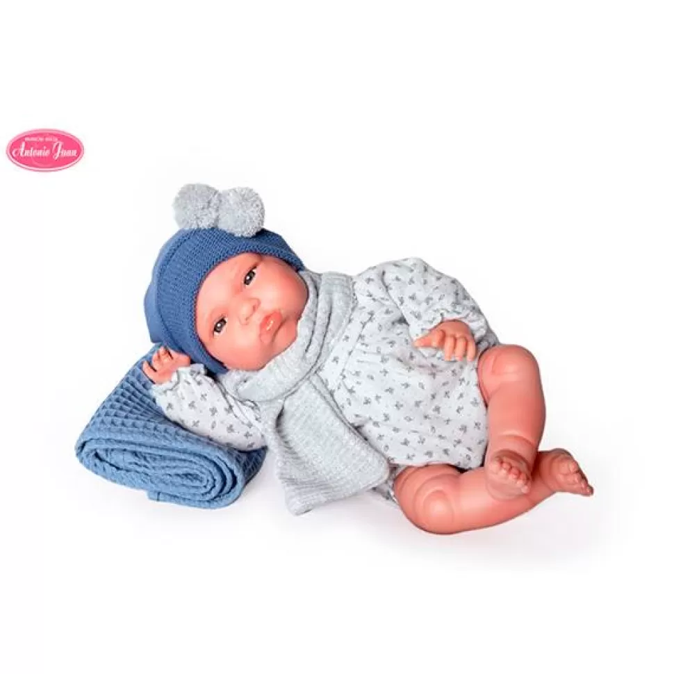 Brinquedos Antonio Juan Meu Pequeno Reborn Tufi Menino 33Cm< Bonecas Bebé