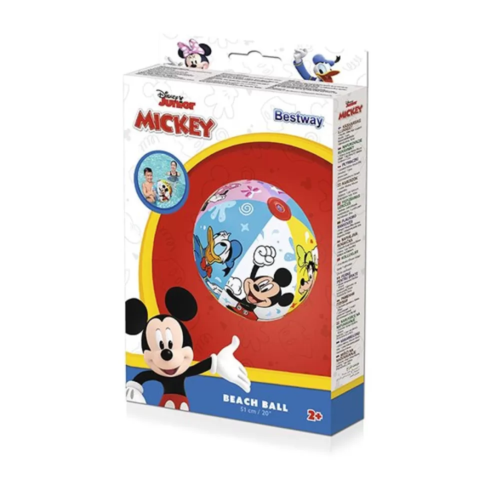 Brinquedos Bestway Mickey Mouse Bola Inflavel Do 51Cm< Brinquedos Piscina