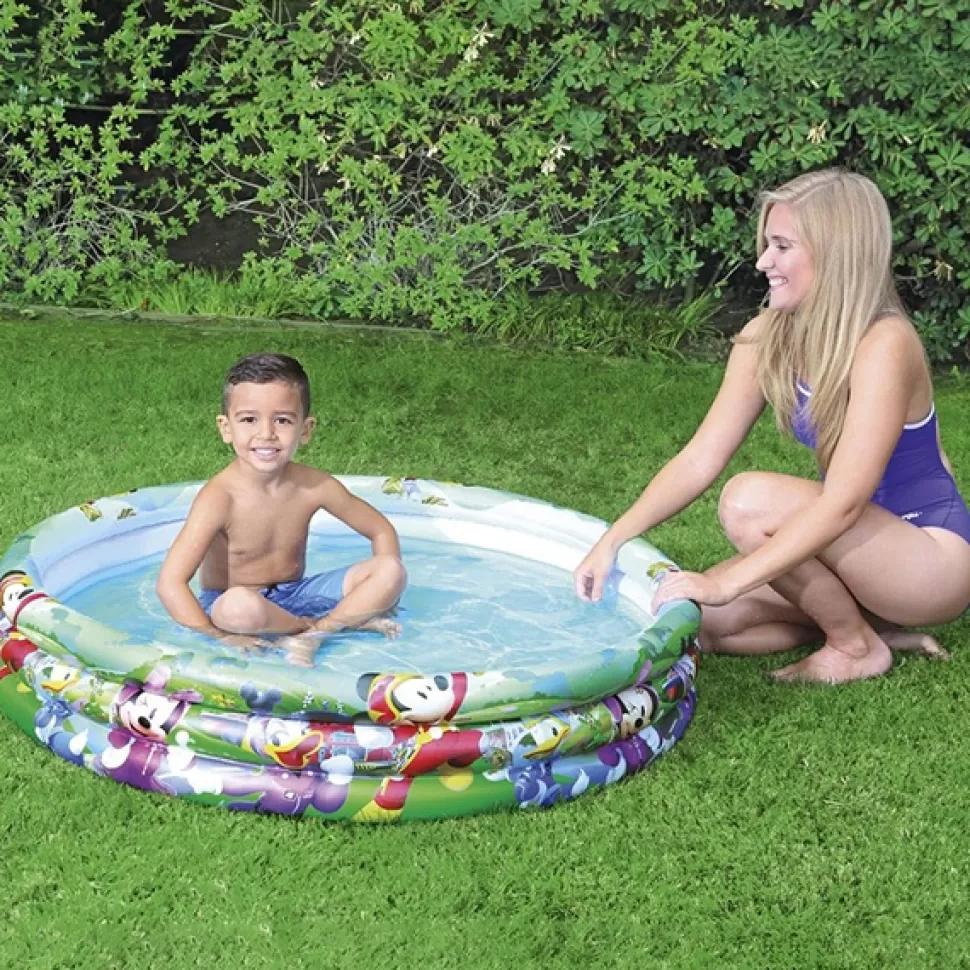 Brinquedos Mickey Mouse Mickey Piscina Inflavel 122X25Cm< Brinquedos Piscina
