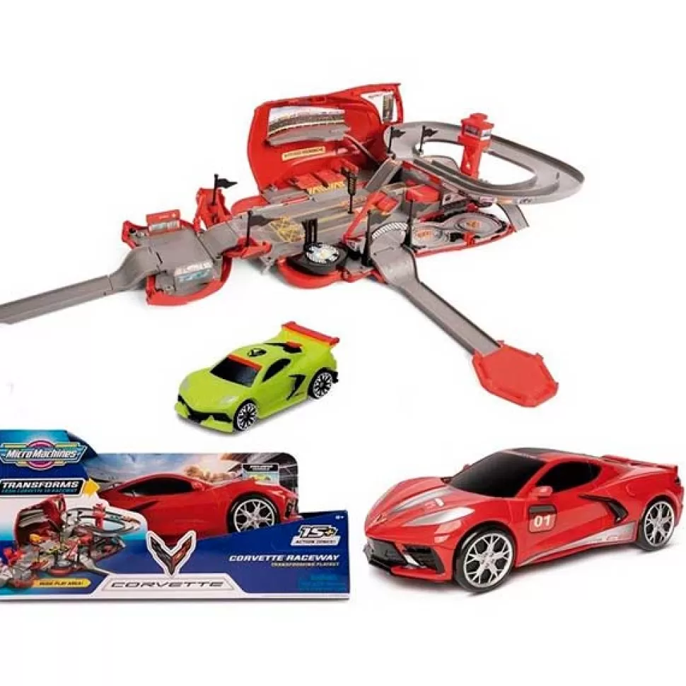 Brinquedos Micromachines Micromachines Corvette Raceway< Brinquedos De Camiões