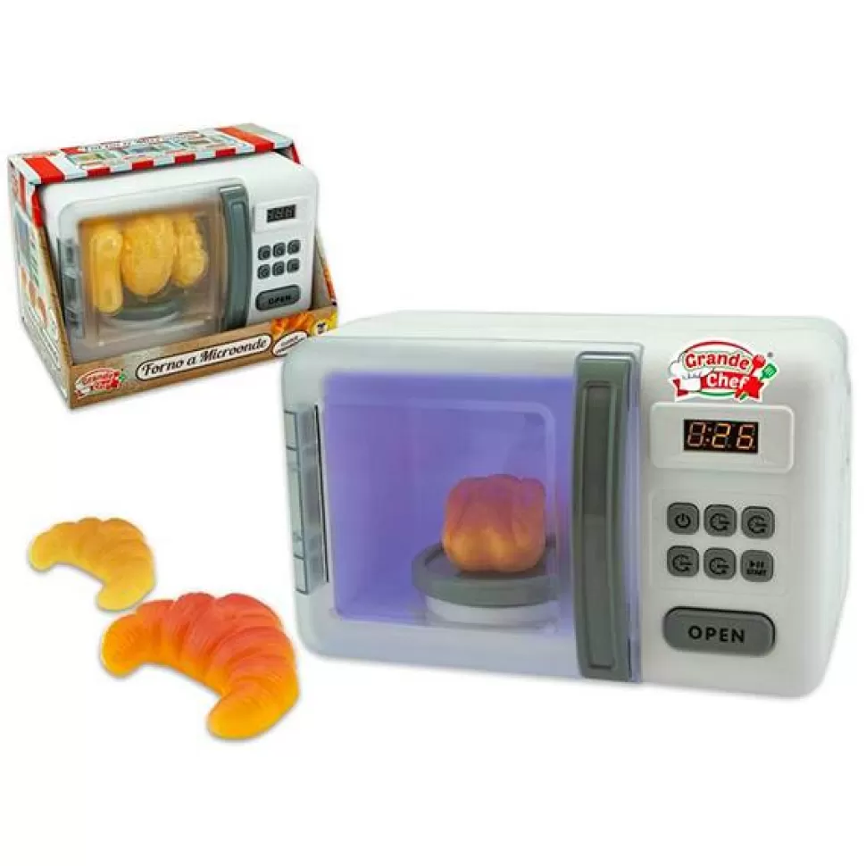 * Microondas Brinquedo Luzes E Sons< Brinquedos De Cozinha