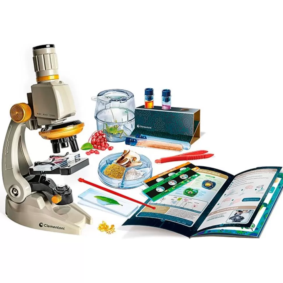 Brinquedos Clementoni Microscopio Deluxe< Brinquedos Científicos