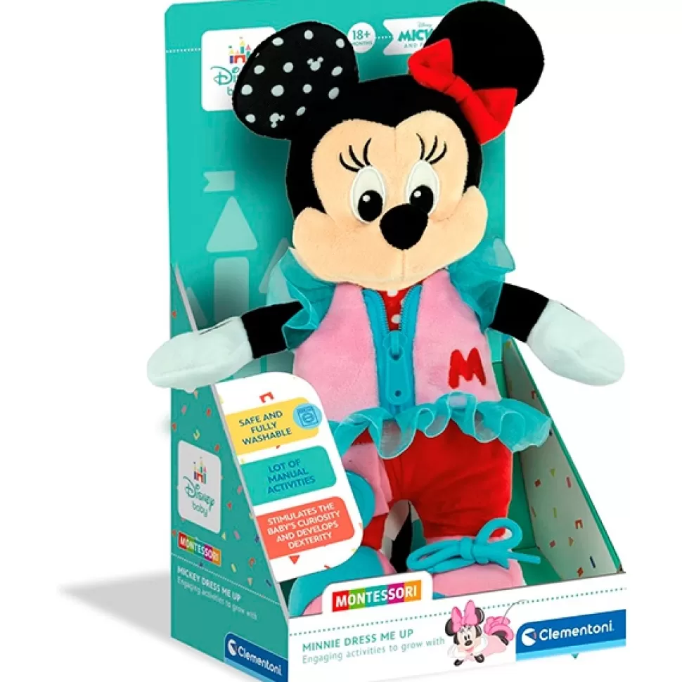 Fashion Brinquedos Minnie Minnie Pelucia Bebé Minnie Vista-Me