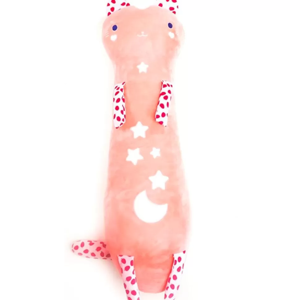 Clearance Brinquedos Nice Momomi Yuki Gato Rosa Salmao 120Cm