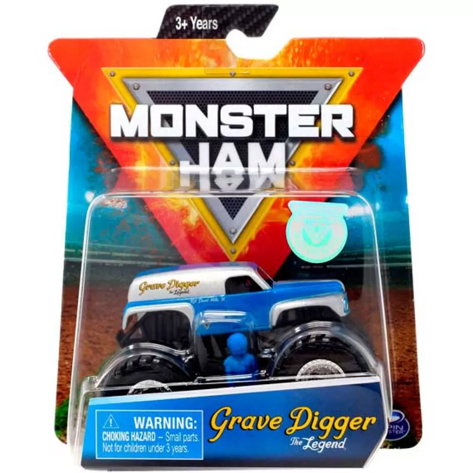 Brinquedos Monster Jam Monster Jam Basico Grave Digger Legend 1:64< Brinquedos De Carros