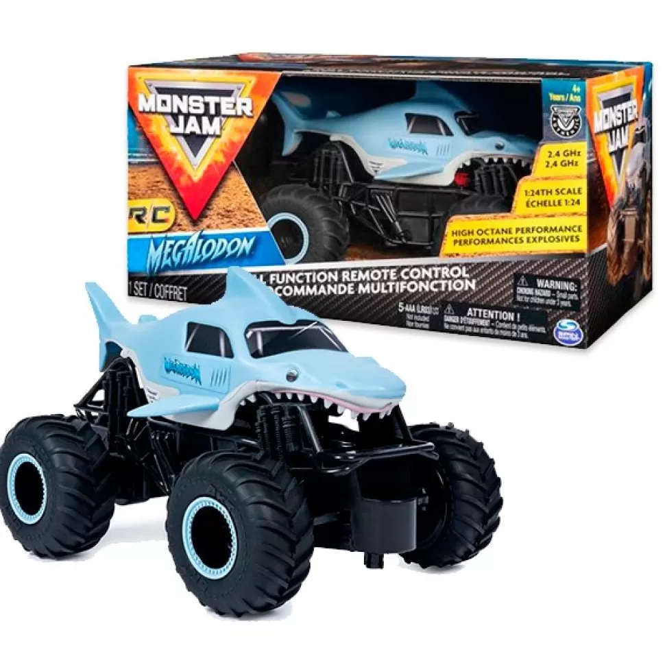 Brinquedos Monster Jam Monster Jam Megalodon 1:24 Rc< Brinquedos De Carros