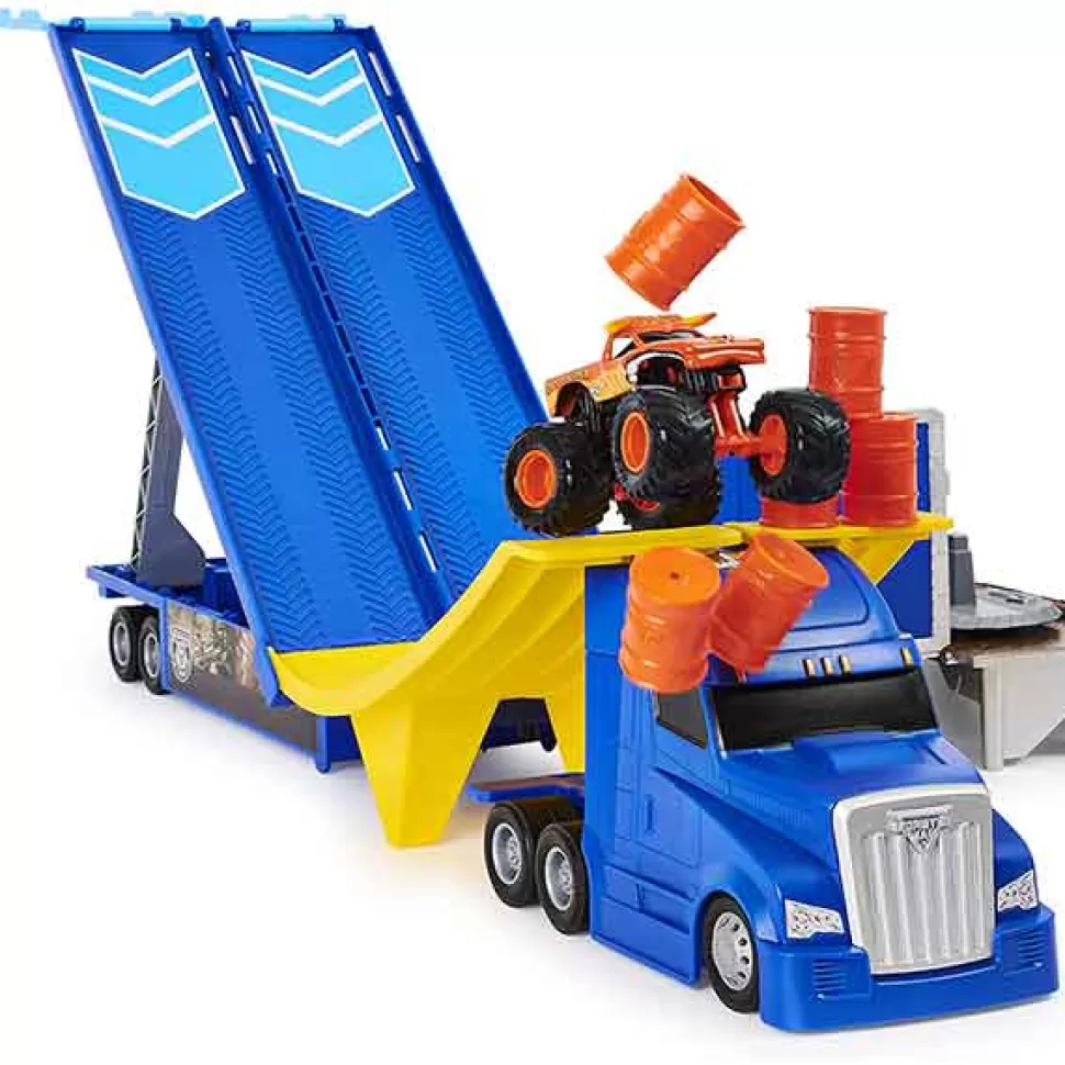 Brinquedos Monster Jam Monster Jam Trailer Transformable< Brinquedos De Camiões