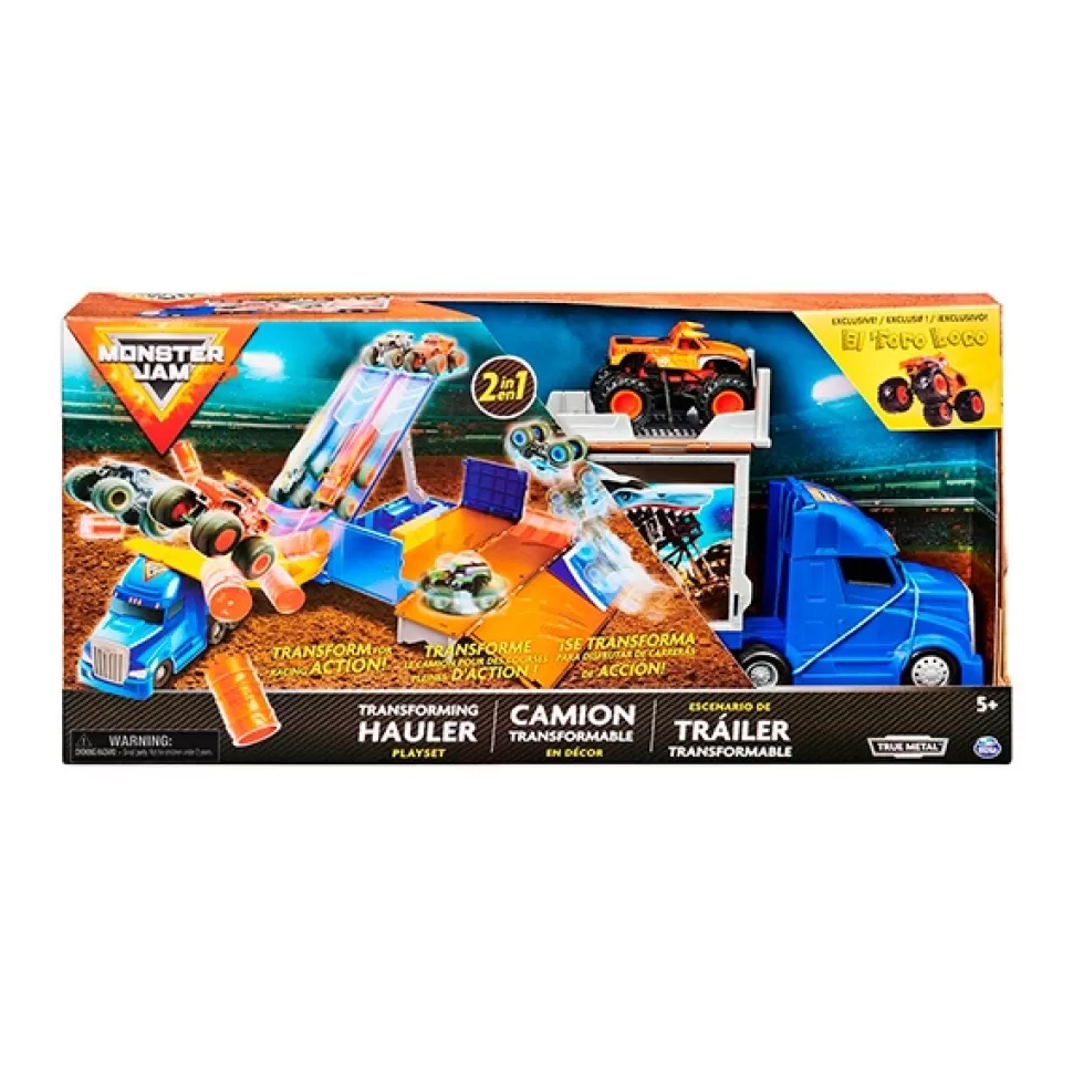 Brinquedos Monster Jam Monster Jam Trailer Transformavel< Brinquedos De Camiões